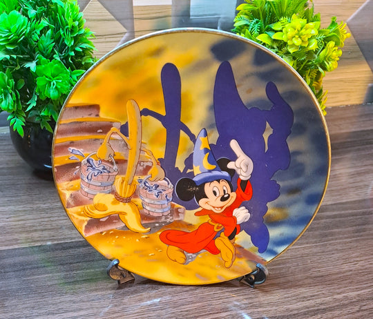 Disney Fantasia Anniversary Celebration Plate with Stand