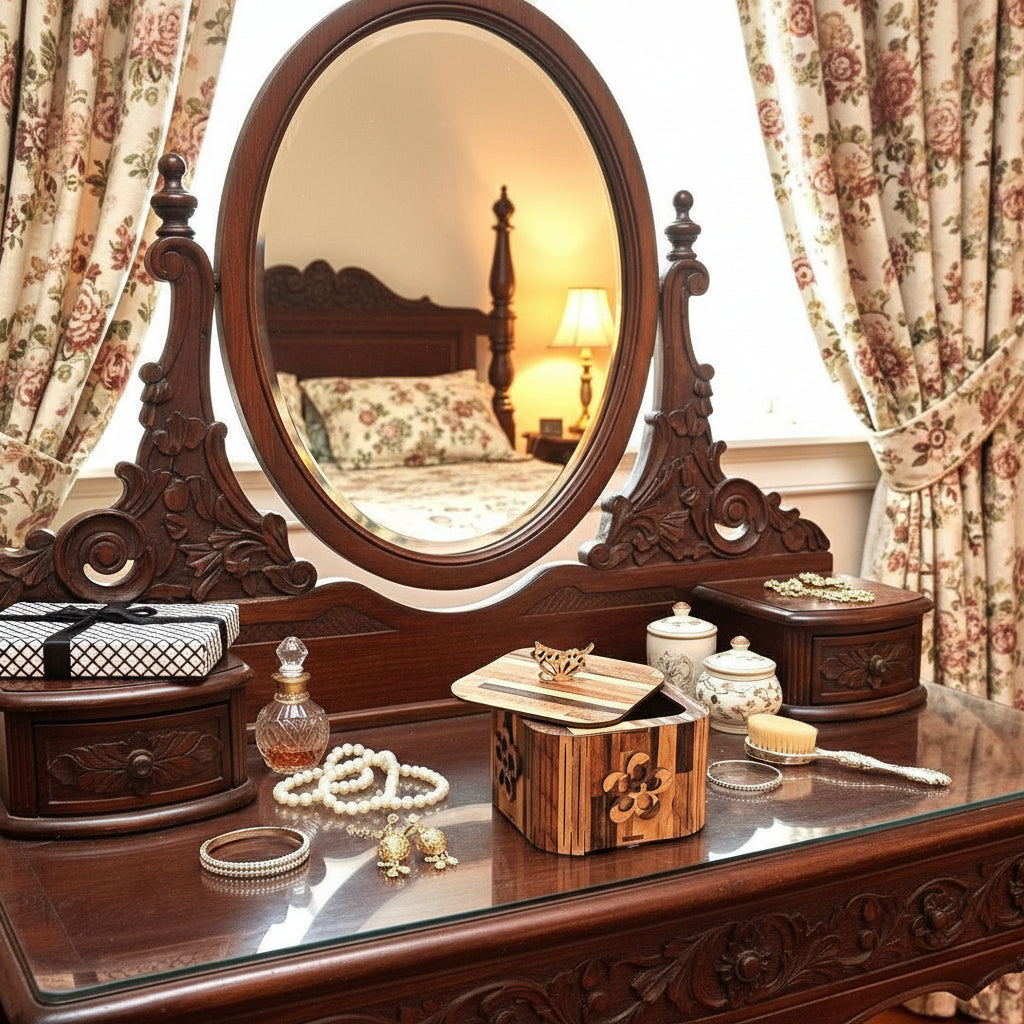 Hand Made Wooden Jewellery Box