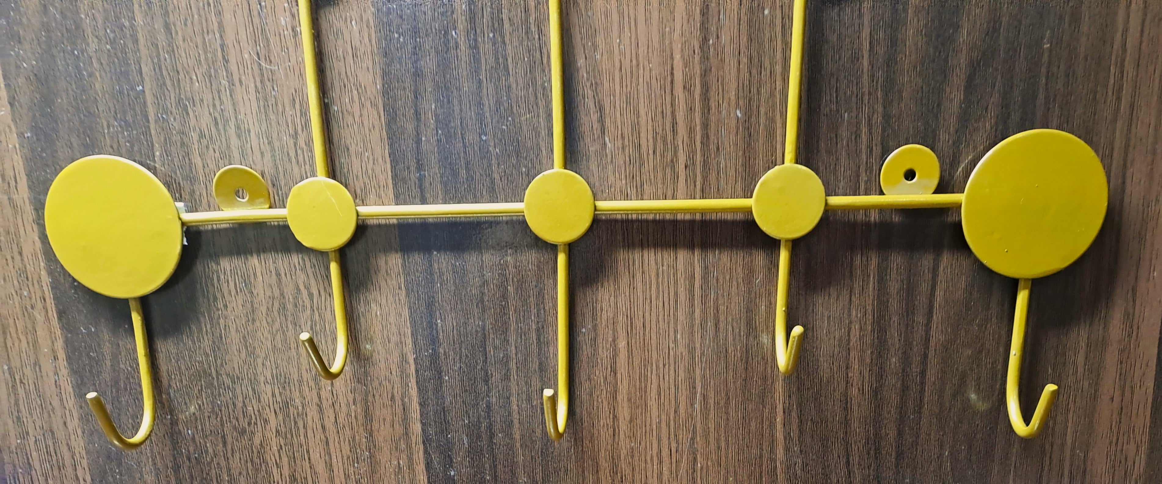 Wall Mounted Key-Holder with 5 Hooks for Home Decor