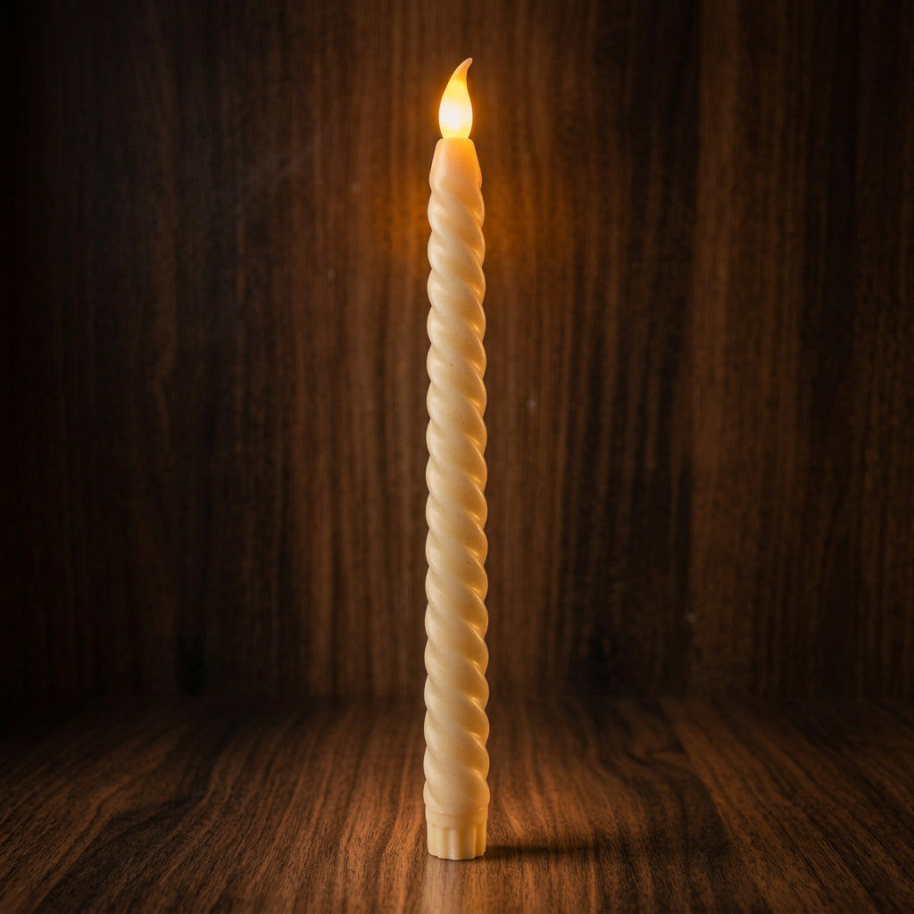 01 LED Smokeless Spiral Candle (without stand & without Battery/Cells)