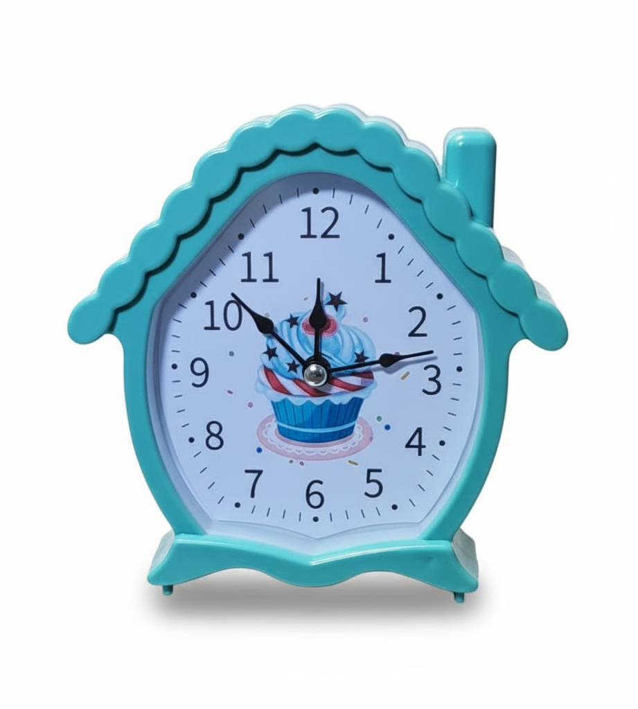 Green Cottage shape Alarm Clock with Loud Alarm