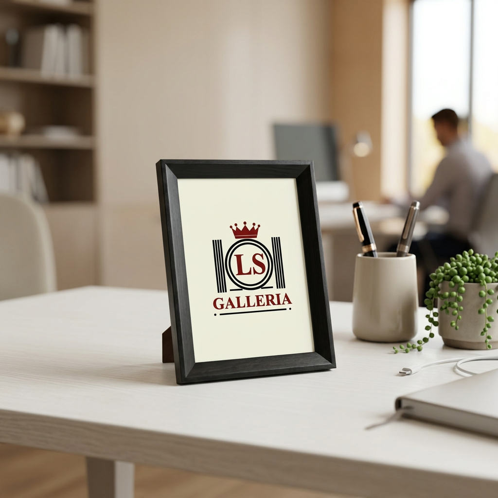 Black Painted Wooden Photo frame (for use as Portrait / Landscape)