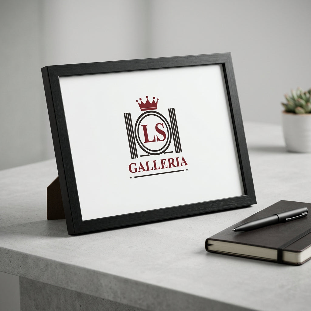 Black Painted Wooden Photo frame (for use as Portrait / Landscape)