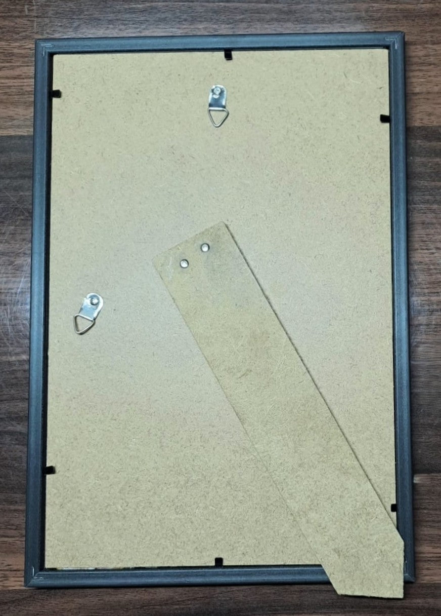 Black Painted Wooden Photo frame (for use as Portrait / Landscape)