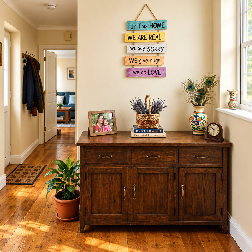 5-Tier Wooden Wall Hanging Quotes