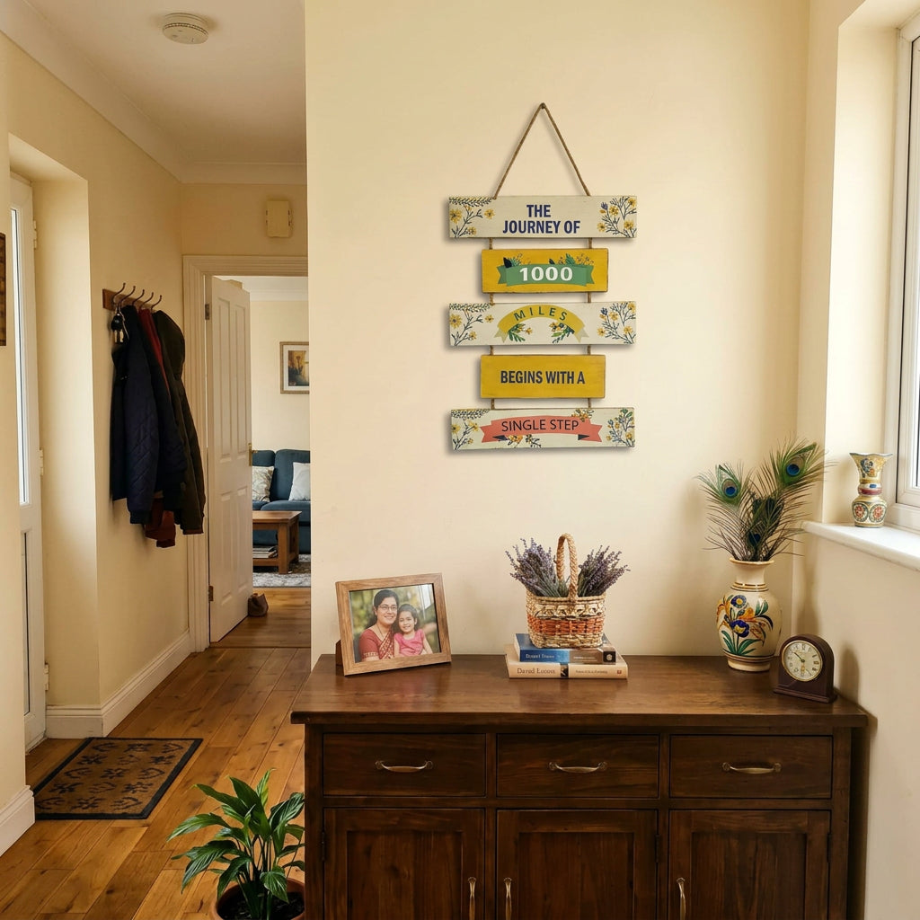 5-Tier Wooden Wall Hanging Quotes