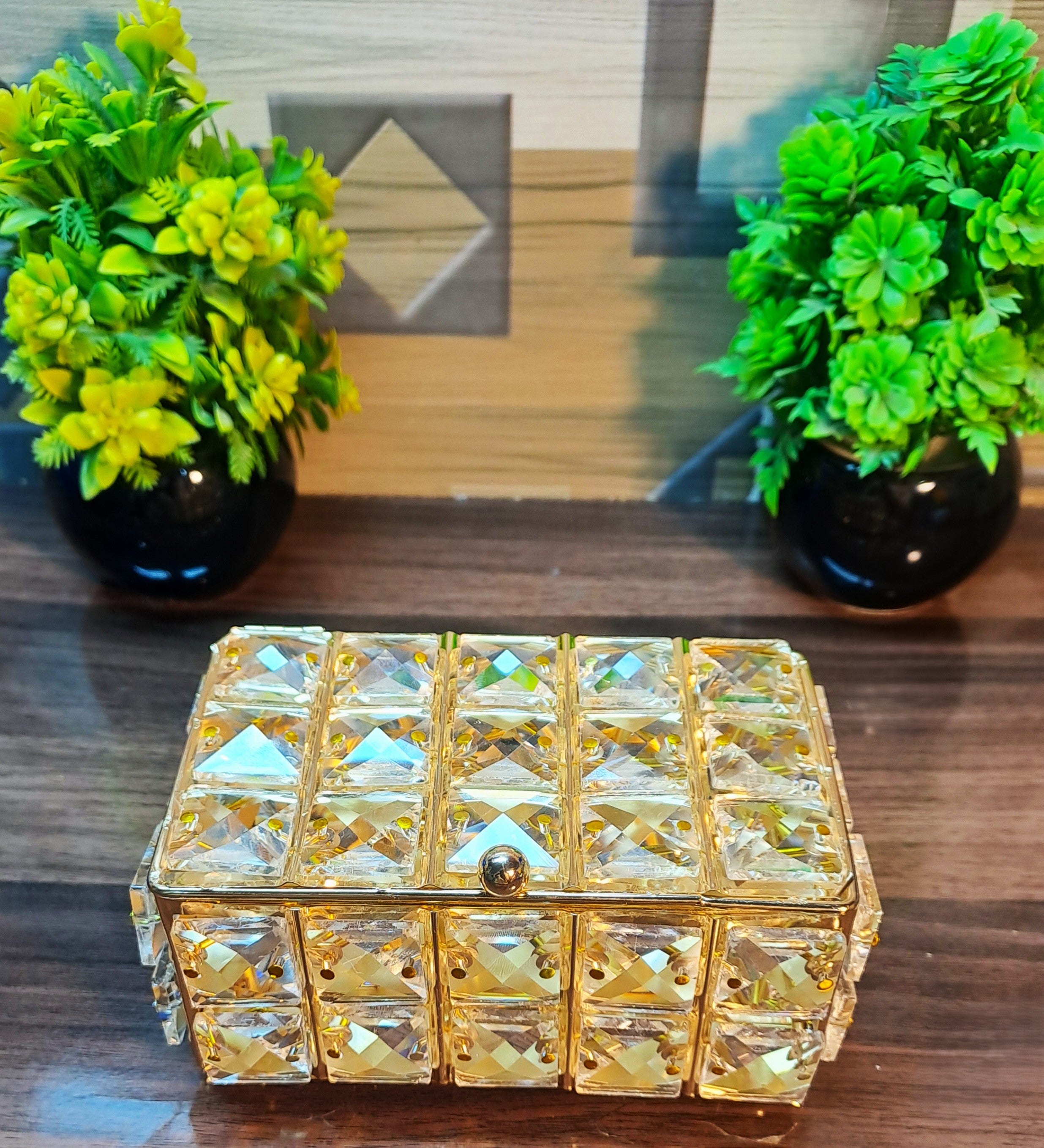 Crystal Beaded Jewellery Box