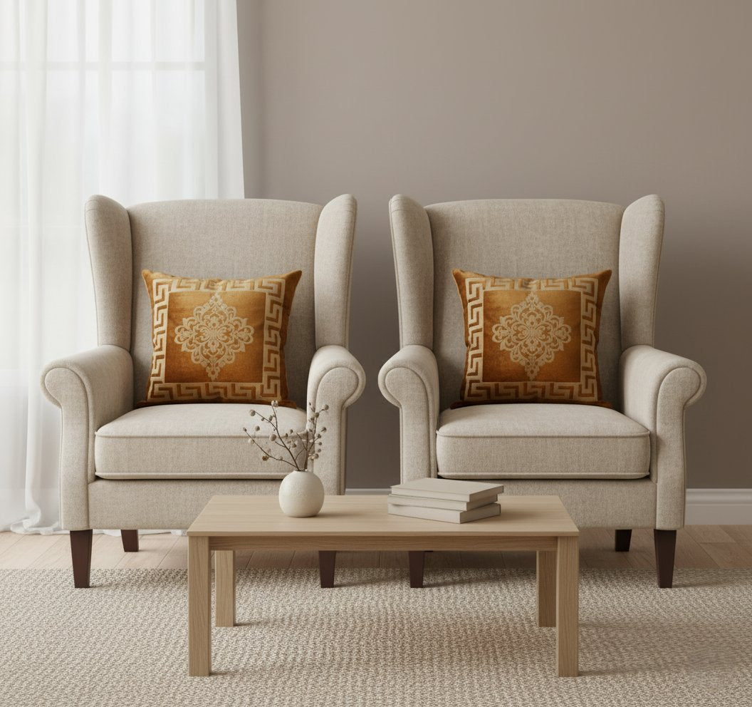 Velvet Laser Cut Cushion Covers (Unfilled) – 2 Pcs Set