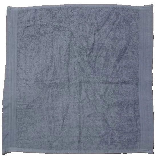 2-PCS Grey Kitchen Towels Set (01 Yarn Dyed Check Towel & 01 Plain Dyed Towel)
