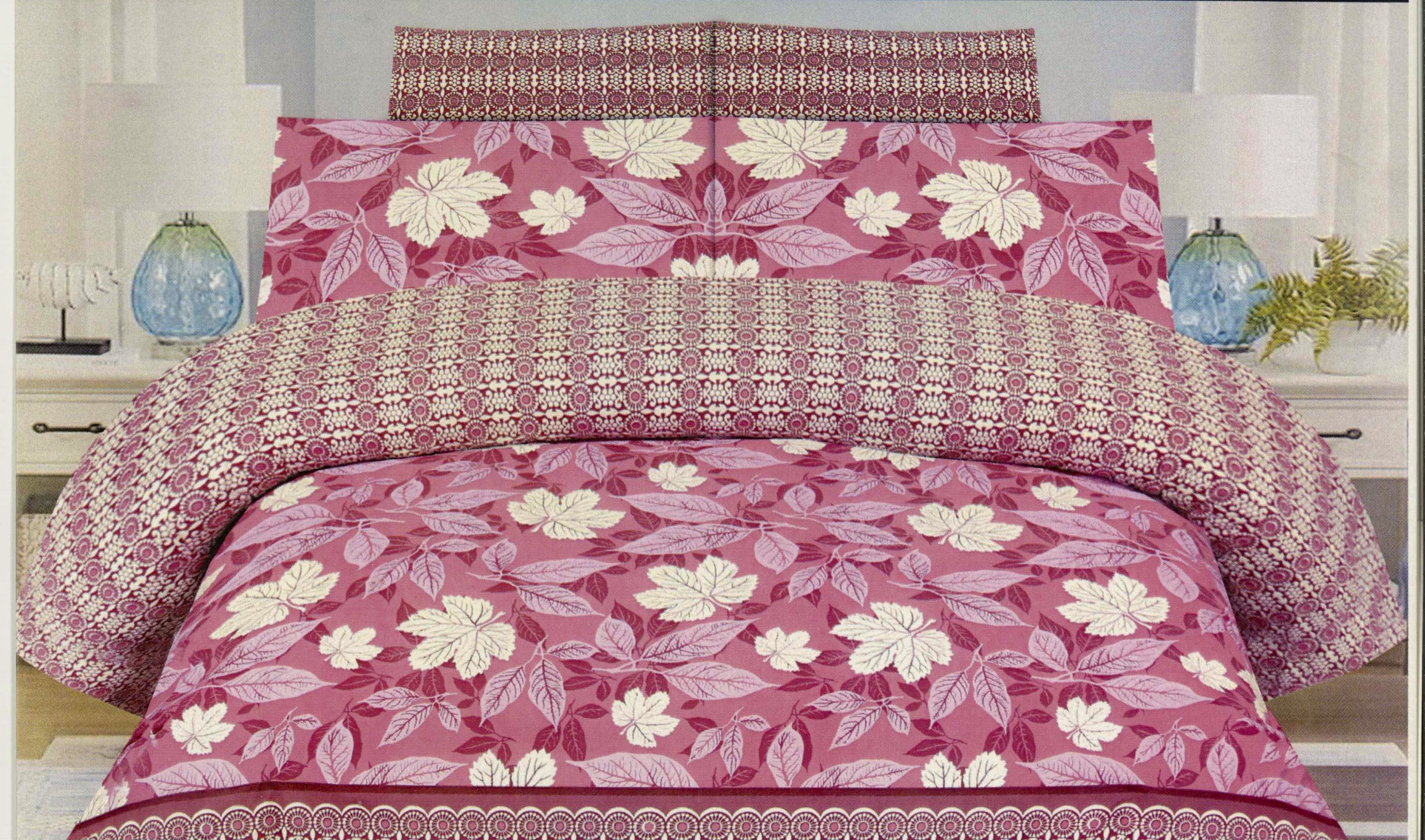 Printed Bed Sheet Set (King)