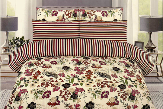 Printed Bed Sheet Set (King)