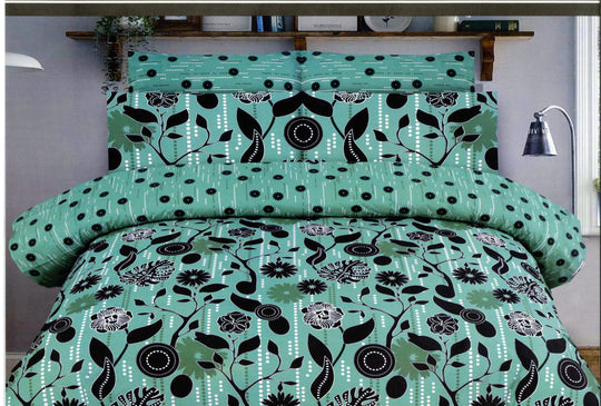 Printed Bed Sheet Set (King)