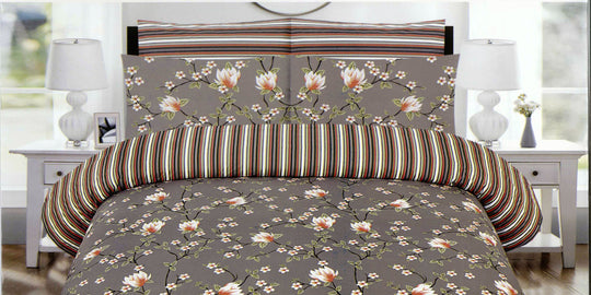 Printed Bed Sheet Set (King)