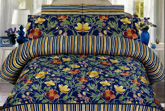 Printed Bed Sheet Set (King)