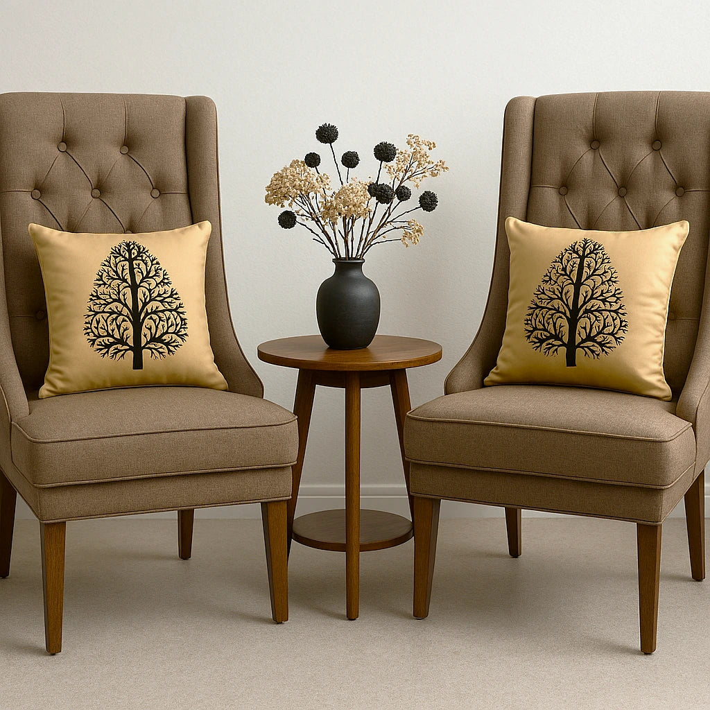 Velvet Laser Cut Cushion Covers (Unfilled) – 2 Pcs Set