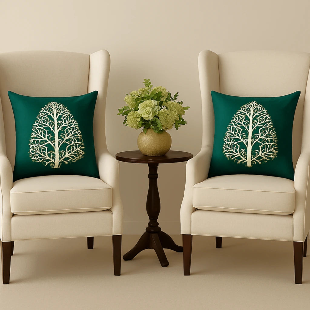 Velvet Laser Cut Cushion Covers (Unfilled) – 2 Pcs Set