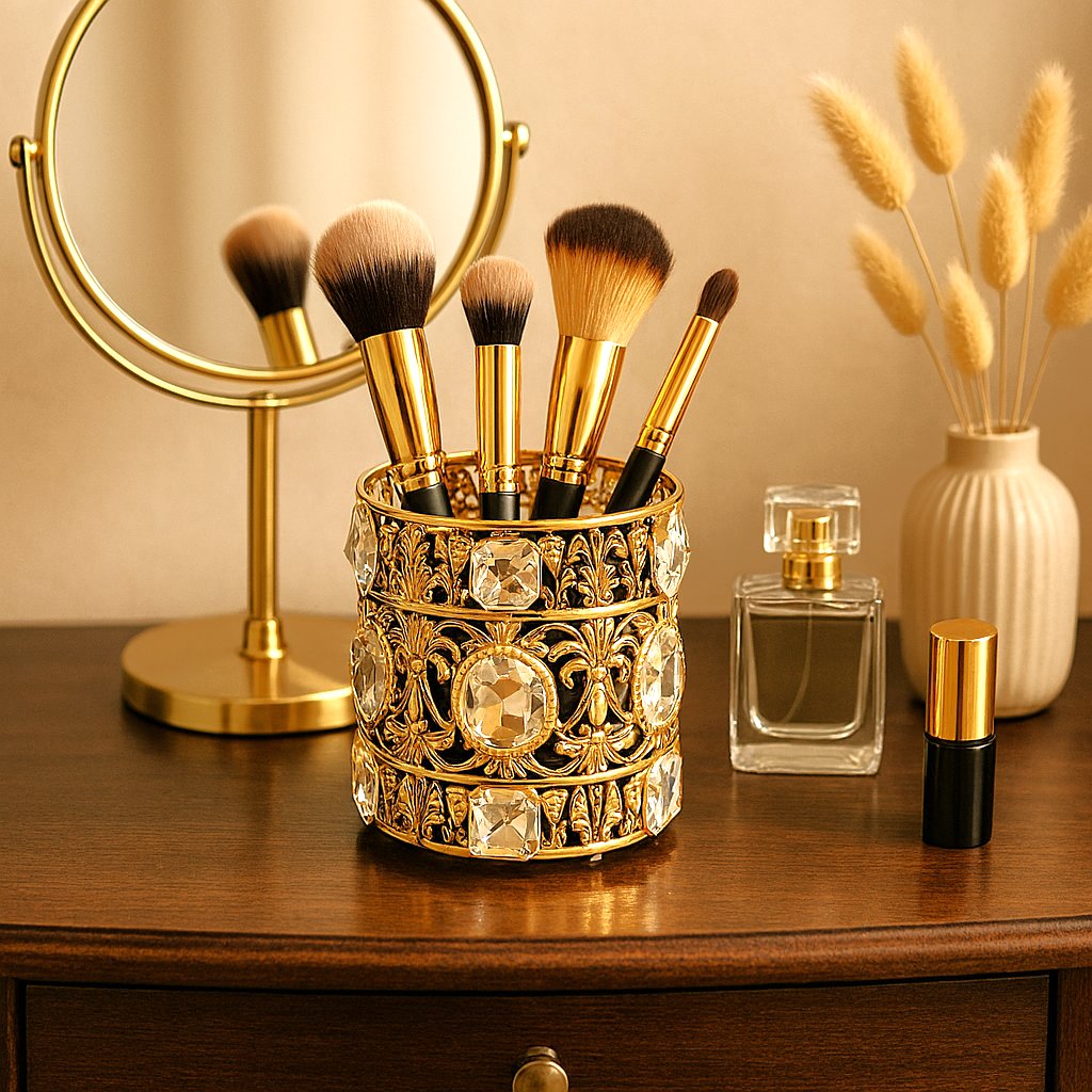 Crystal Makeup Brush Holder