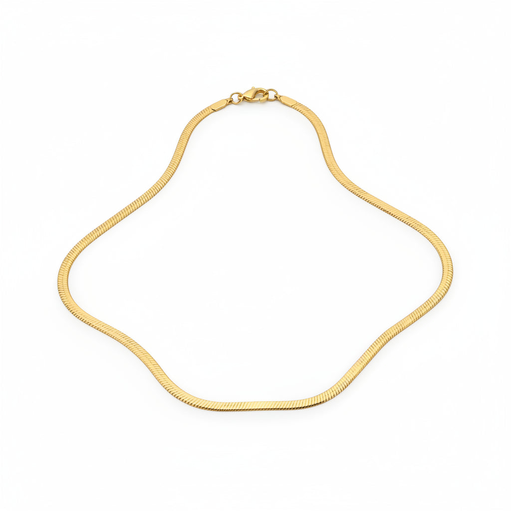 Trendy Golden Snake Chain in Gift Packing