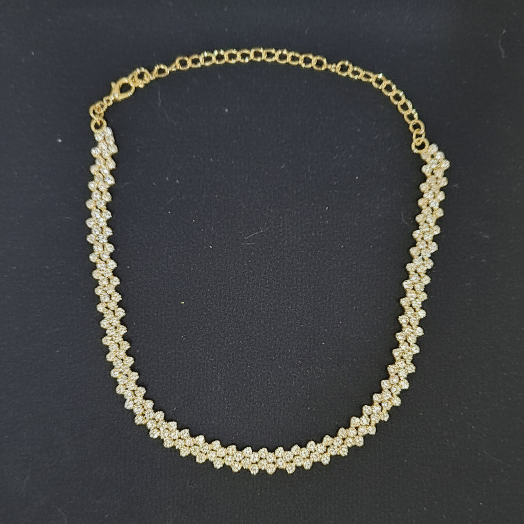 Luxury Shiny Full Rhinestone Choker Necklace in Gift Packing