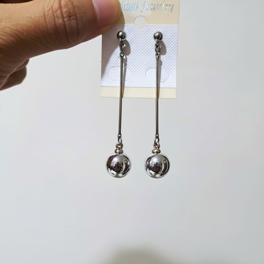 Silver Drop Earrings in Gift Packing