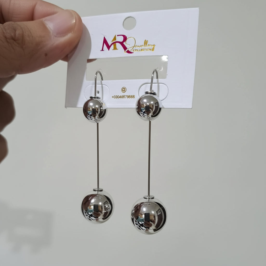 Silver Drop Earrings in Gift Packing
