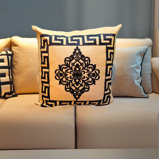 Velvet Laser Cut Cushion Covers (Unfilled) – 2 Pcs Set