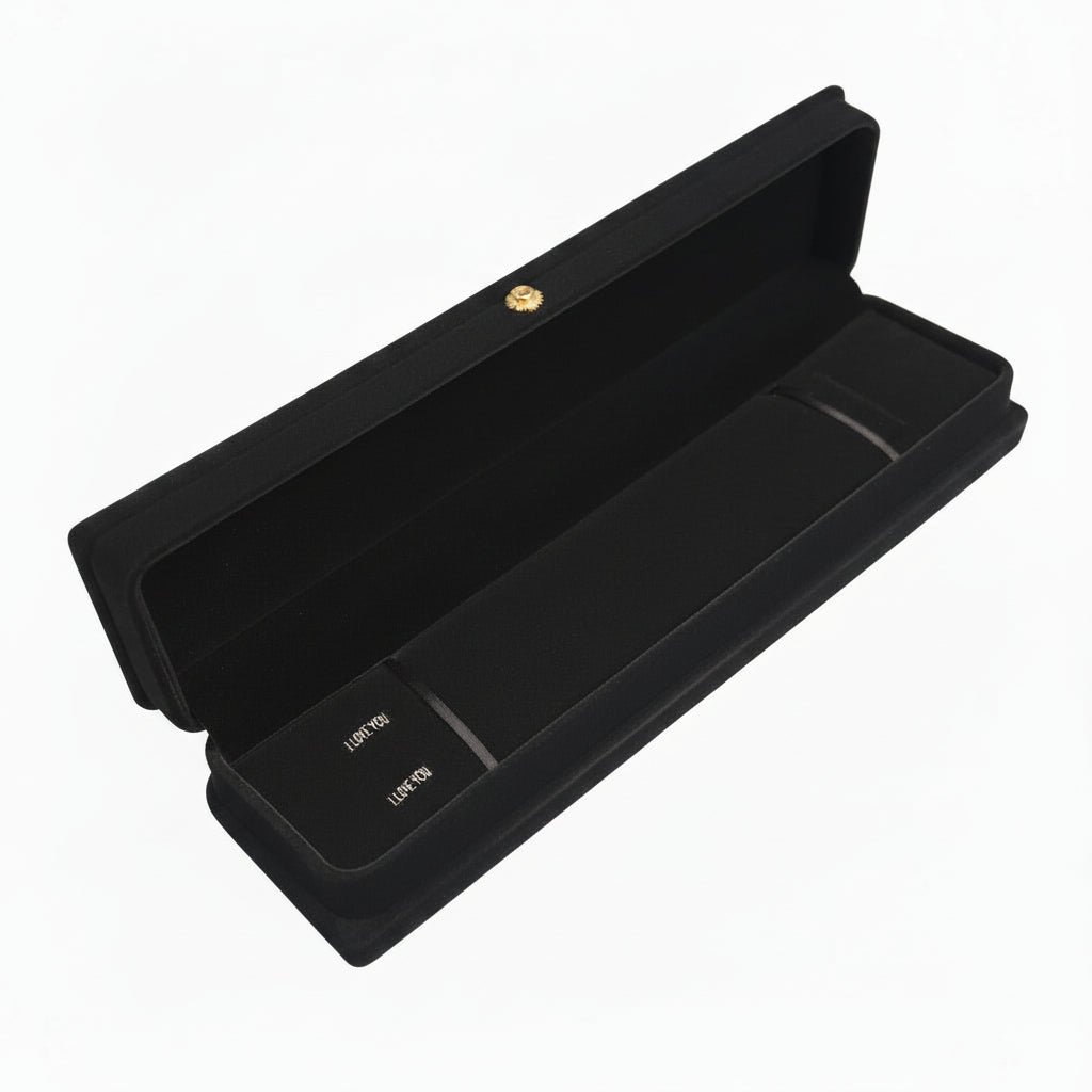 Aqua Crystal Heart in a Silver Hollow Drift Bottle Charm Locket in Gift Packing