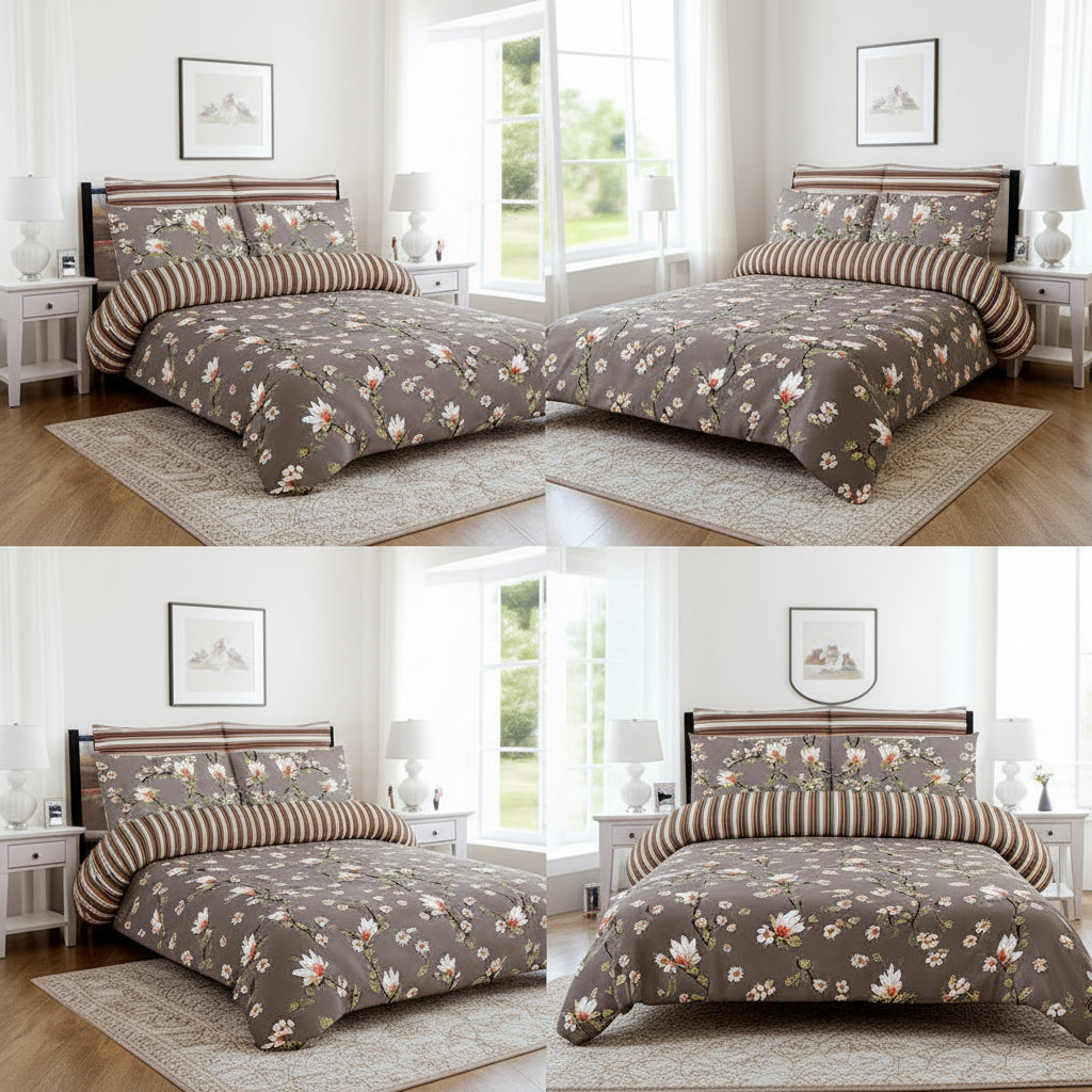 Printed Bed Sheet Set (King)