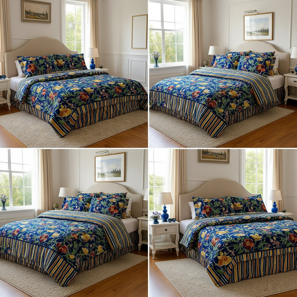 Printed Bed Sheet Set (King)