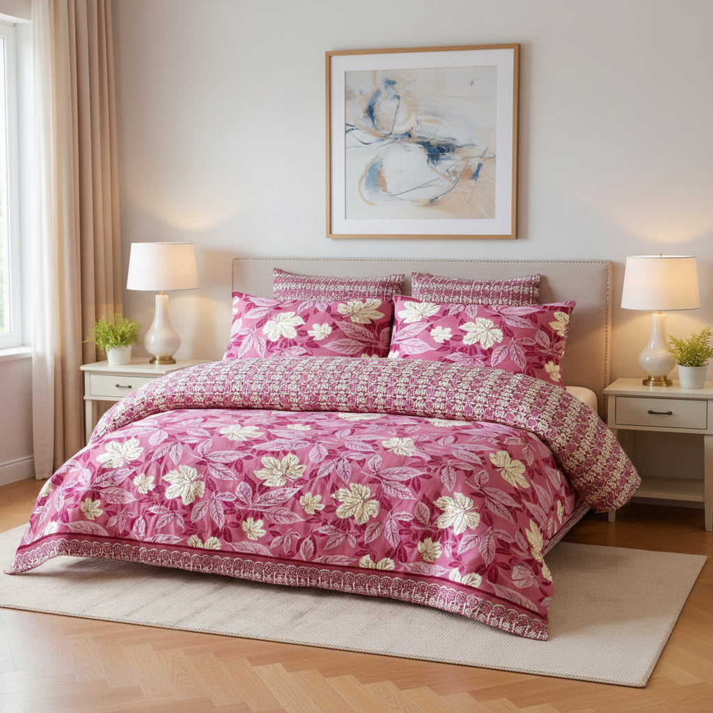 Printed Bed Sheet Set (King)