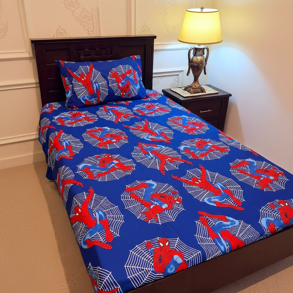 Kids Printed Bed Sheet Set (Single)