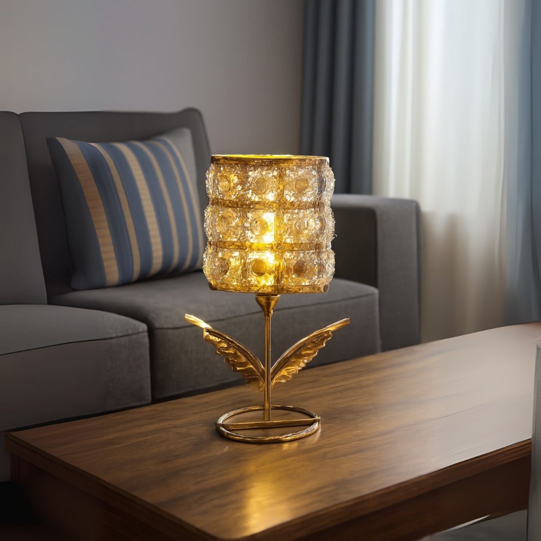 Crystal Beaded Candle Holder