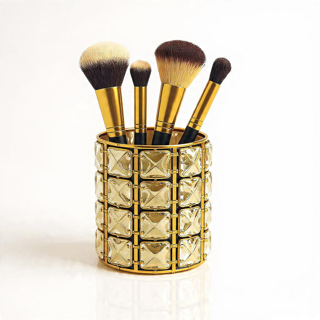 Crystal Makeup Brush Holder