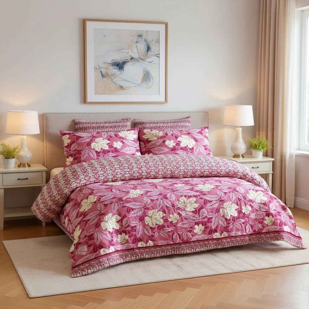 Printed Bed Sheet Set (King)