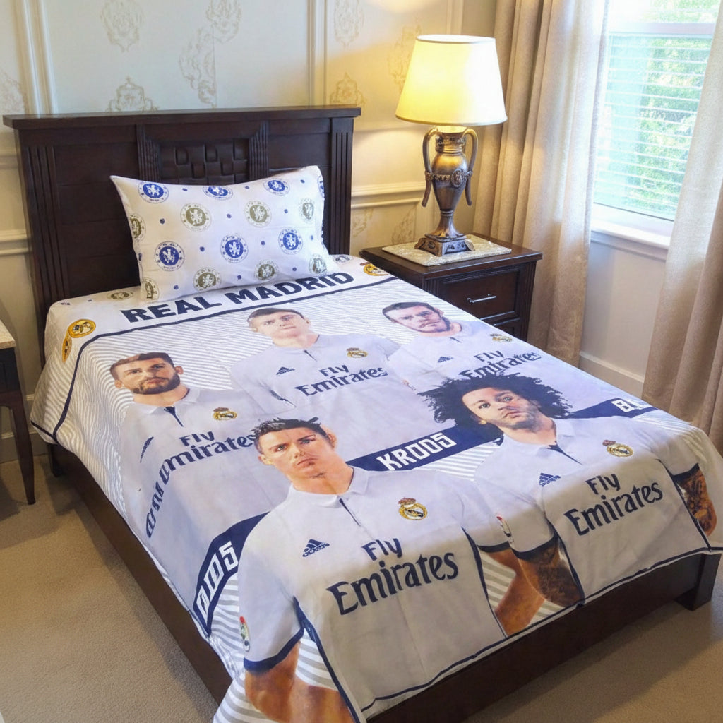 Kids Printed Bed Sheet Set (Single)